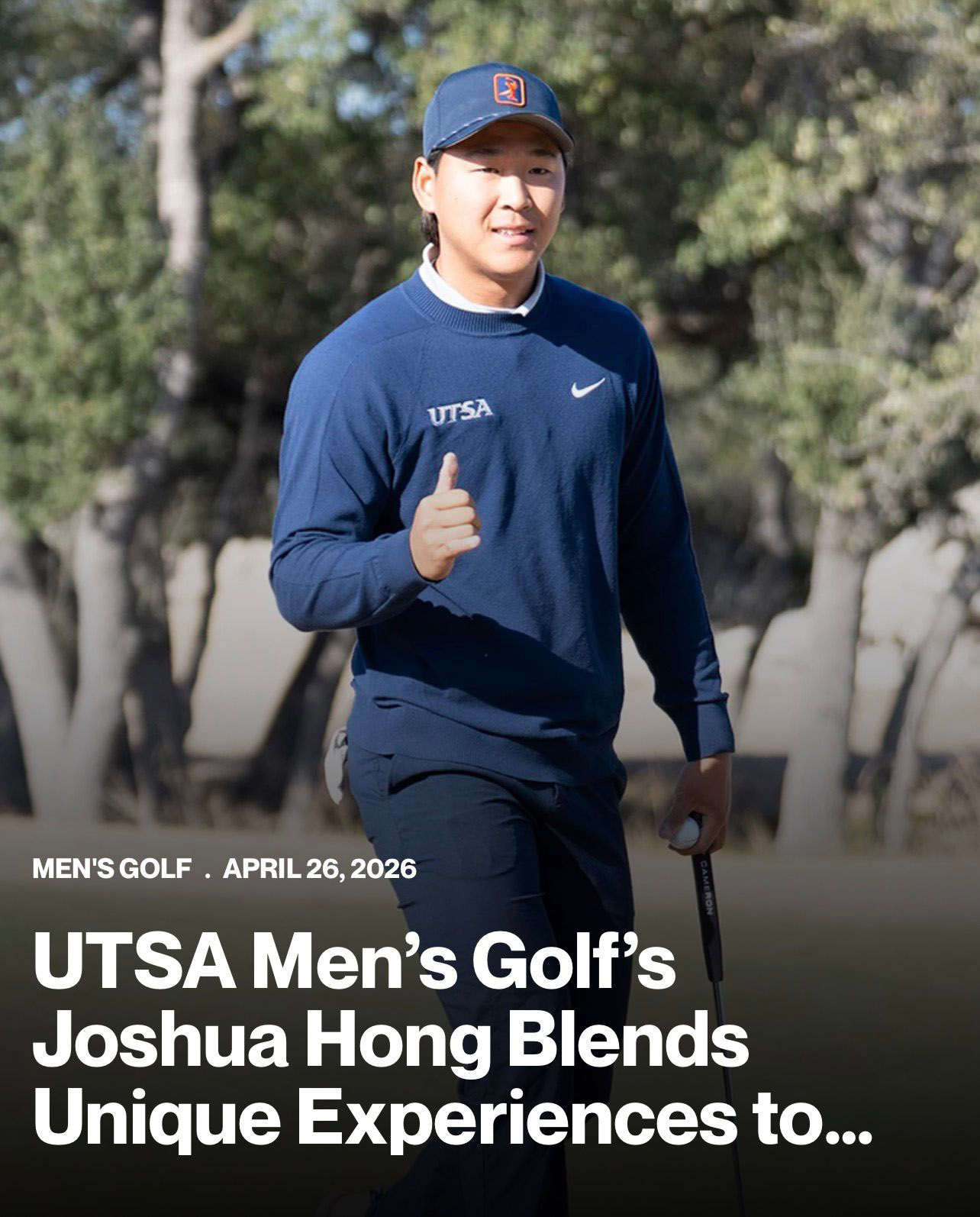 JOSHUA HONG: FRESHMAN IMPACT PROFILE