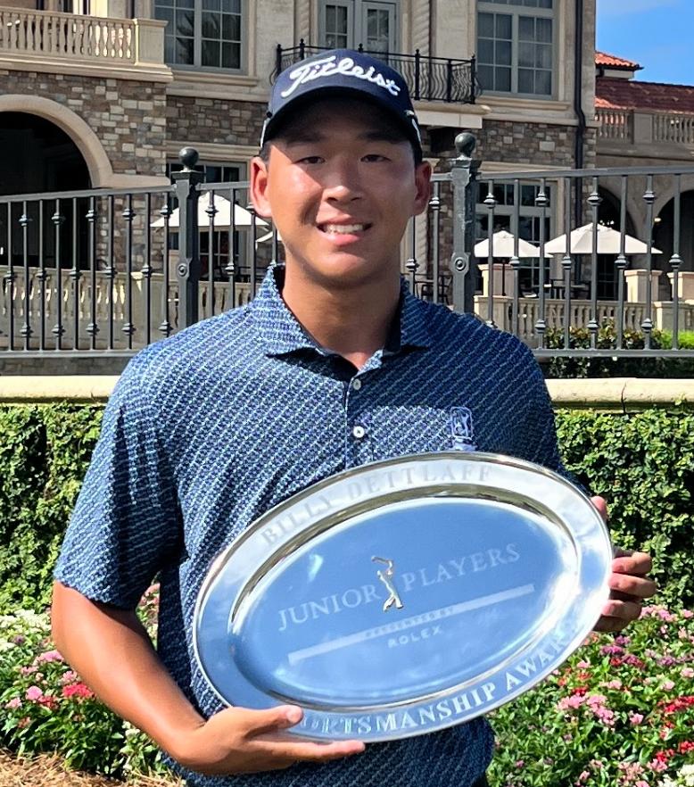 Joshua Hong Billy Dettlaff Sportsmanship Award The Jr Players 2024